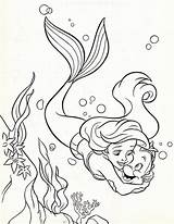Ariel Coloring Pages Disney Princess Mermaid Flounder Walt Little Colouring Baby Print Characters Eric Printable Drawing Sebastian Sheets Kids Color sketch template