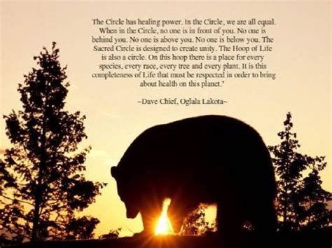 native american healing quotes circle has healing power love
