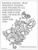 Thanksgiving Coloring Bible Verse Pages Christian Verses Kids Religious Choose Board School Pdf Always sketch template