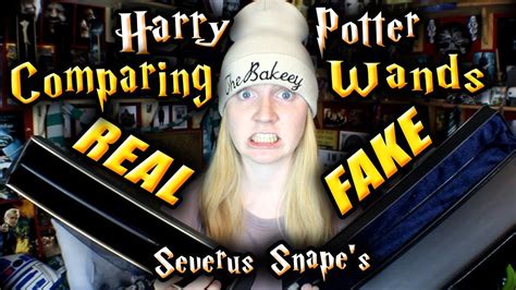 Real Vs Fake Harry Potter Wands Wand Comparison Severus