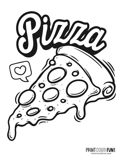 easy  print pizza coloring pages pizza coloring page sexiz pix