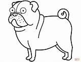 Pug Mops Chien Hunde Kolorowanki Hond Kolorowanka Tegninger Cachorro Druku Rysunek Kleurplaat Hund Kleurplaten Latwy Malvorlagen sketch template