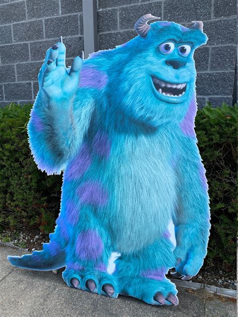 sully character cut  monsters   feet tall etsy