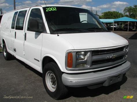 chevrolet express  extended commercial van  summit white  jax sports cars
