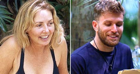 i m a celebrity carol vorderman and joel dommett flirt up a storm with viewers hoping for
