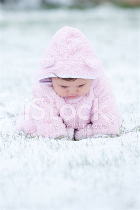 baby  snow stock photo royalty  freeimages