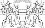 Wrestler Rumble Macho Everfreecoloring sketch template
