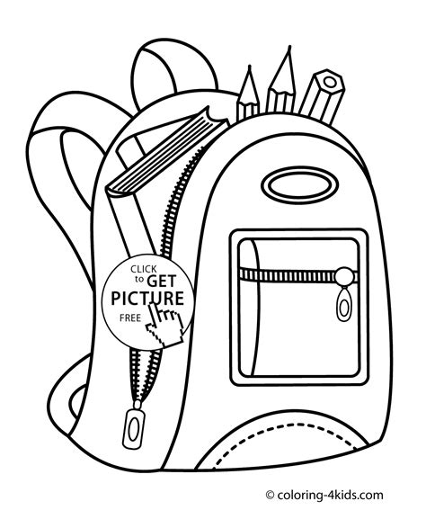 beautiful photo  backpack coloring page entitlementtrapcom