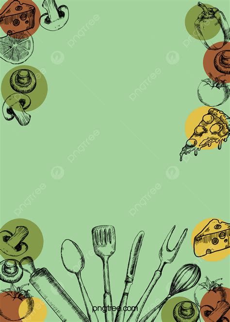 creative food poster design background wallpaper image