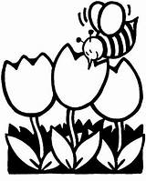 Lente Bloemen Bijen Colorat Primavara Planse Bloem P111 Fruhling Desene Bienen Makkelijk Primiiani Het Yoo Blumen sketch template