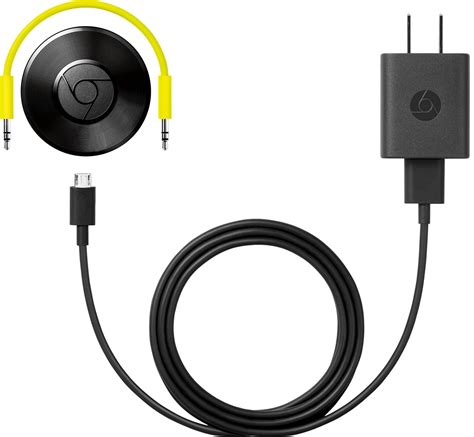 google chromecast audio black rux   buy