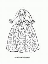 Coloring Pages Fashion Clothes Popular Barbie sketch template