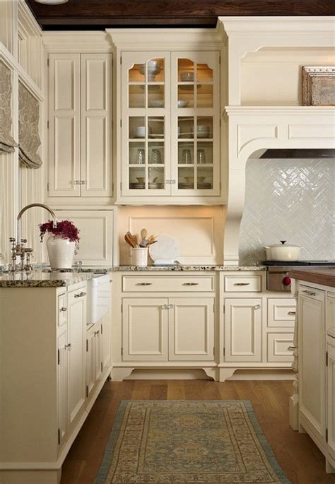 simple  elegant cream colored kitchen cabinets design ideas cream kitchen