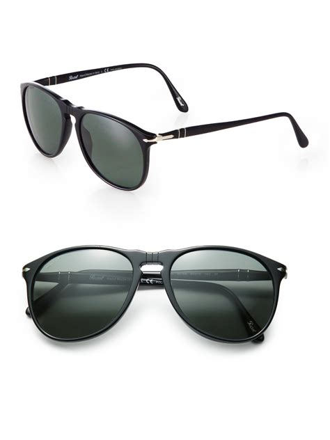 Lyst Persol Suprema 55mm Round Sunglasses In Black For Men