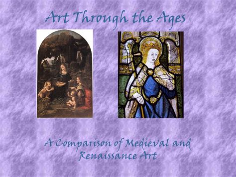 middle ages  renaissance art powerpoint
