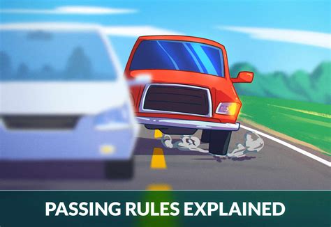 tips rules  passing  vehicle  drivers guide