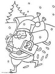santa coloring pages coloring pages