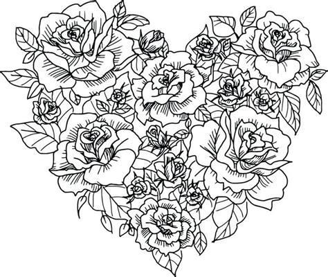 hearts coloring pages  adults  coloring pages  kids heart