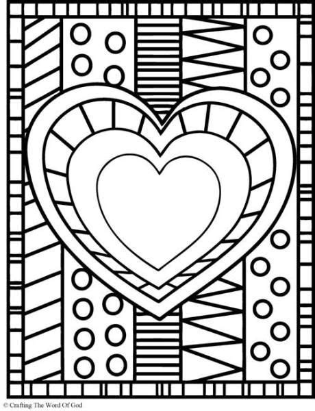 heart coloring page heart coloring pages valentines day coloring