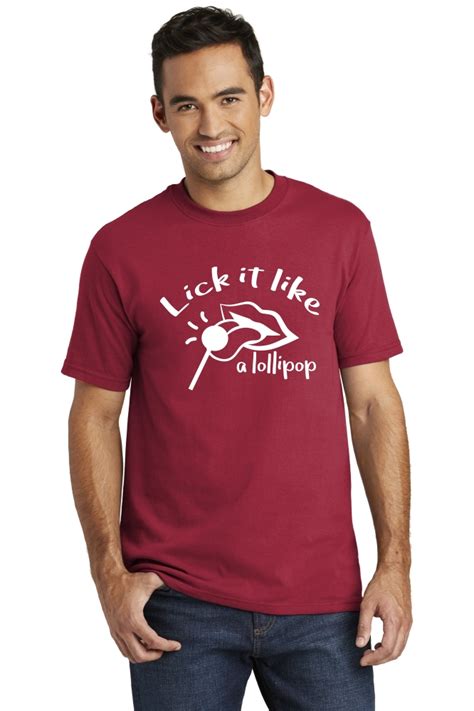 usa made lick it like a lollipop american t shirt sex party college