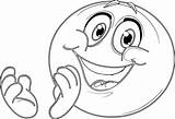 Coloring Pages Emoticon Face Faces Wecoloringpage sketch template