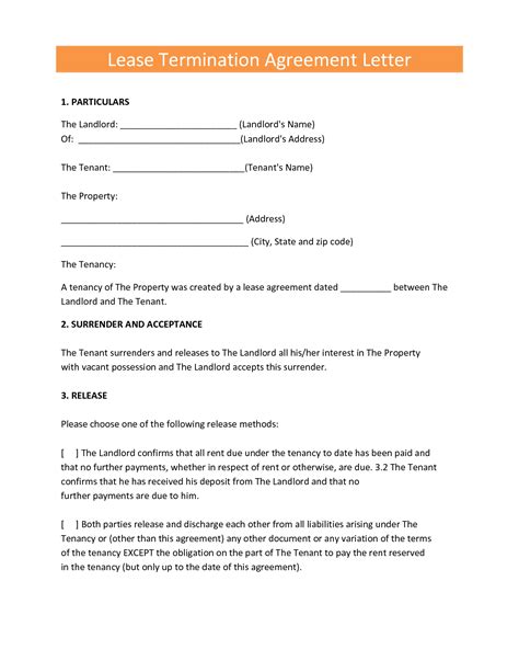 agreement letter  printable documents