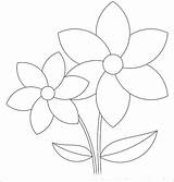 Flower Flowers Coloring Printable Pages Rose Drawing Template Templates Spring Print Petals Color Step Easy Jasmine Paint Para Windows Colouring sketch template