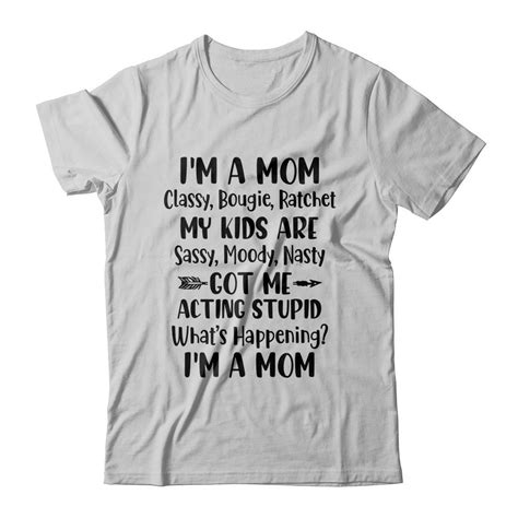 Im A Mom Classy Bougie Ratchet Funny Mother Day Shirt Tank Top
