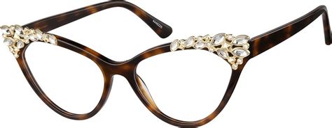 tortoiseshell cat eye glasses 4446225 zenni optical eyeglasses cat