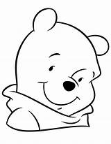 Pooh Bear Coloring Drawing Winnie Pages Clipart Cartoon Popular Library Coloringhome sketch template