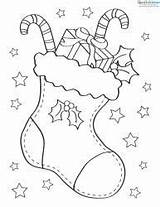 Christmas Color Coloring Printable Pages Printables Print Stocking Lovetoknow Draw Wreath Template Choose Board Kids Articles Related sketch template
