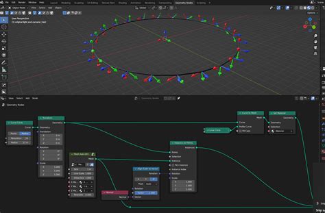 Curve Circles Normal And Tangent Modeling Blender Artists Community