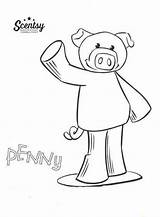 Scentsy Coloring Pages Buddy Sheets Party Color Colouring Printable Kids Book Choose Board Penny sketch template