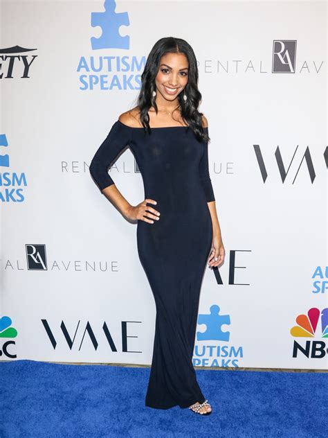 corinne foxx at the autism speaks into the blue gala at