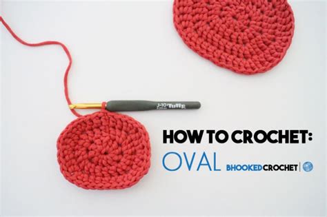 crochet oval  pattern  video tutorial bhooked crochet