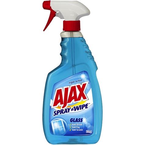 ajax spray  wipe glass cleaner trigger ml winc