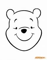Winnie Pooh Face Coloring Pages Draw Disneyclips Drawings Disney Funstuff sketch template
