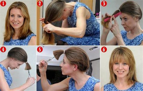 easy ways  layer cut   hair  home