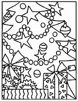 Coloring Crayola Christmas Pages Tree Gifts Under Print sketch template