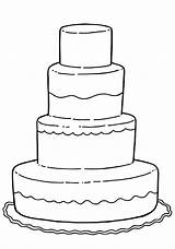 Cake Coloring Wedding Pages Decorating Printable Kids Cakes Color Print Cupcake Pdf Books Quality High Size Comments sketch template