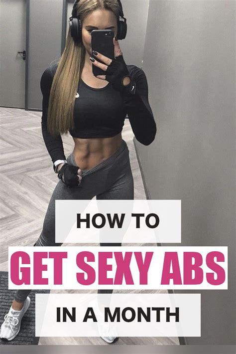How To Get Abs In A Month 2 Simple Steps I Followed To