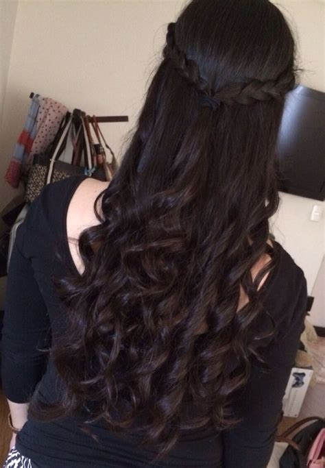made by me ️ thanks to pinterest tutorials ️ dama hairstyles quince