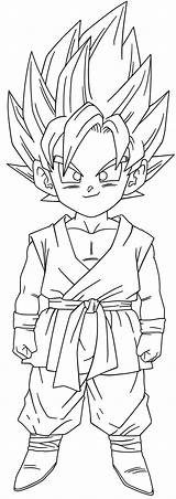 Goku Dragon Ssj2 Albanysinsanity Dbz Coloringhome Gohan Leerlo Pikachu Pdfa sketch template