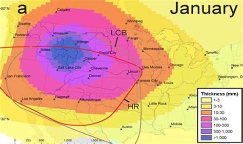 Yellowstone Volcano Eruption Map Nowhere Is Safe From Volcanic Blast