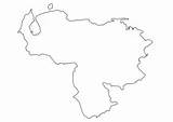 Venezuela Croquis Estados Landkarte Mappa Malvorlage Imagui Pintar Político Venezolano Actualizado Porfa sketch template