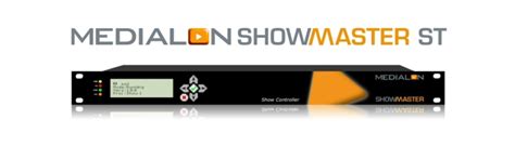 showmaster st showmaster st embedded show controller medialon  av iq