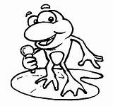 Frog Kikkers Kleurplaten Coloring Kids Pages Frogs Kleurplaat Kikker Animated Clipart Animals Printable Zo Gifs sketch template