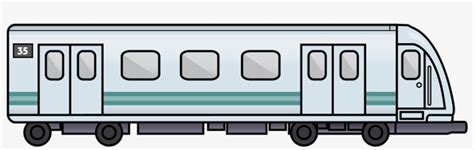 train drawing side view subway clip art  transparent png