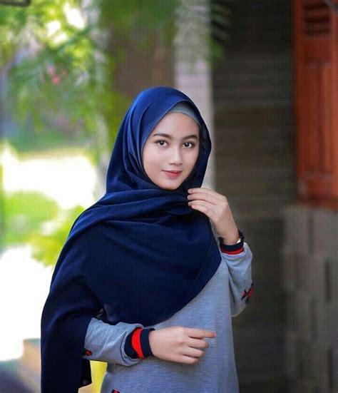 Model Jilbab Biru Ayu Kecantikan Jilbab Cantik Gaya Hijab