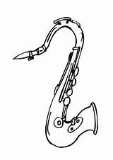 Saxophon Ausdrucken Musik Malvorlagen Dudelsack sketch template
